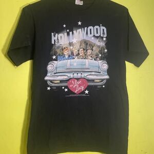 I LOVE LUCY HOLLYWOOD ROAD TRIP Licensed Adult Men's Graphic Tee Shirt Small